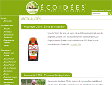 Tablet Screenshot of ecoidees.com